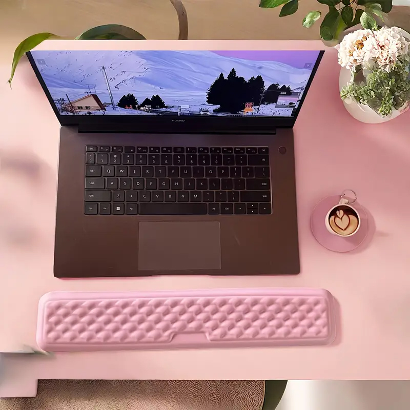 Keyboard Wrist Pad Leather - 키보드 및 마우스용 손목 받침대, 컴퓨터