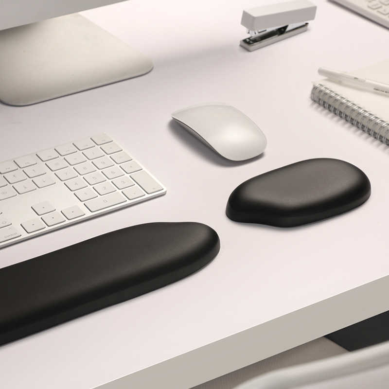 Keyboard Wrist Pad Leather - 라이스 실리콘 손목 마우스 패드, 키보드