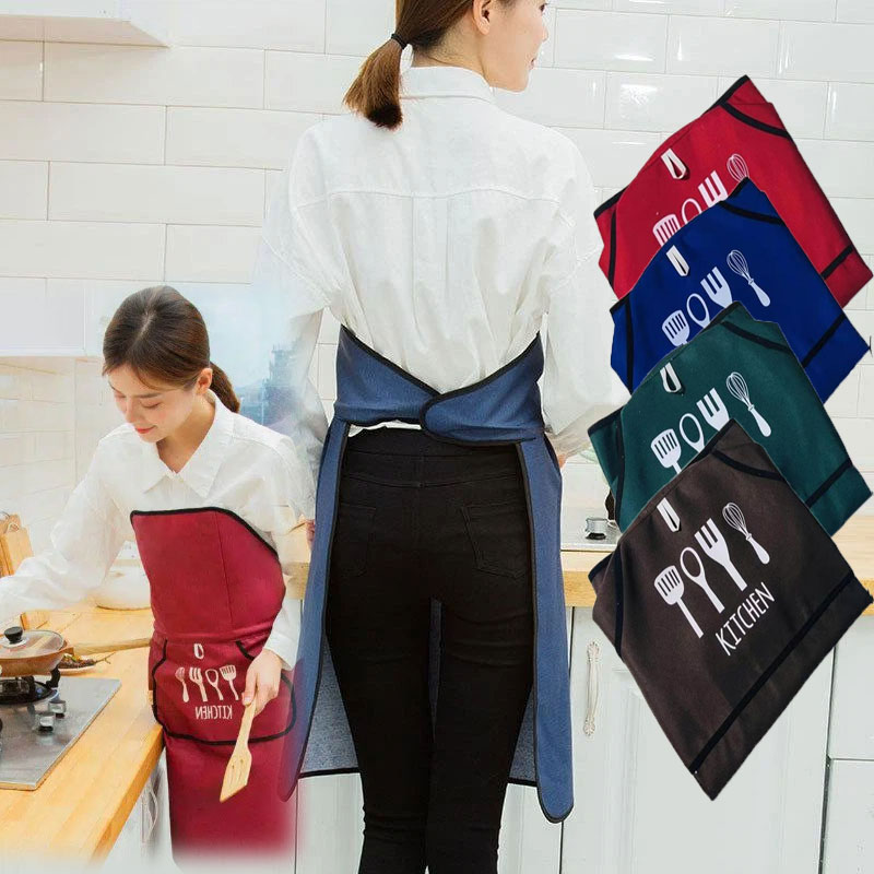 Tech Accessories Logo - 한국 스타일 자동 노타이 앞치마 방수