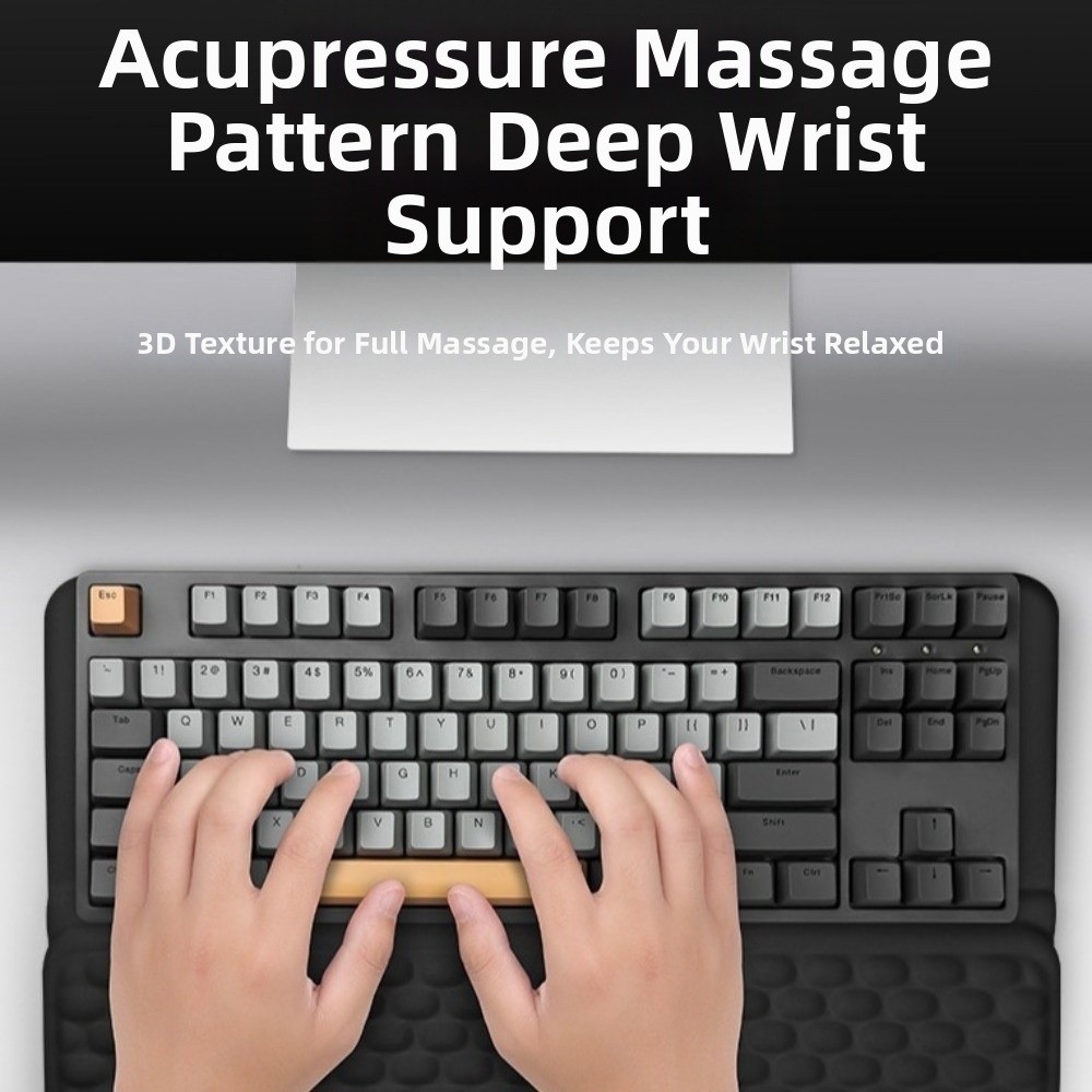 Keyboard Wrist Pad Leather - 쉬운 타이핑 논슬립 인체공학적 컴퓨터 키보드
