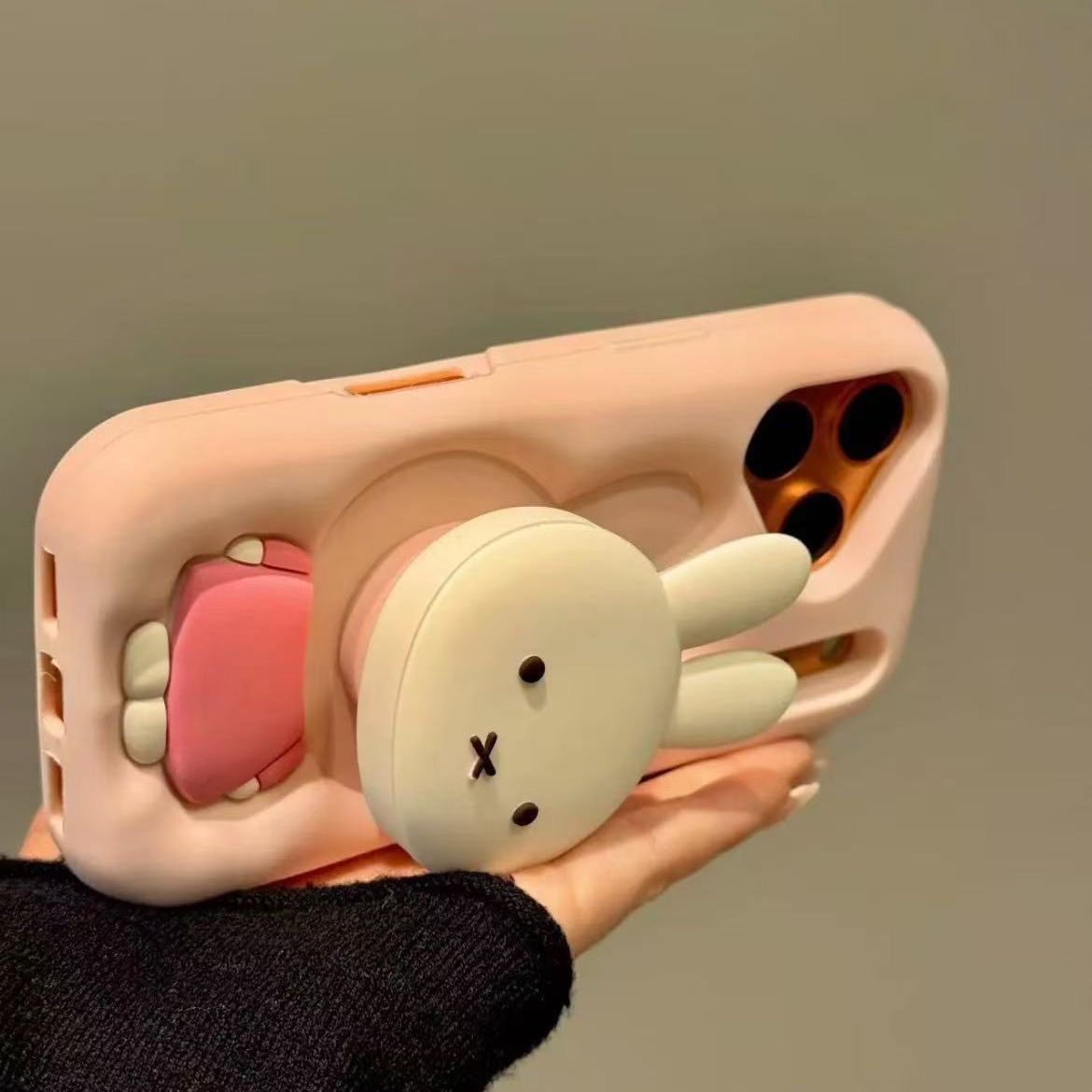 Mobile Tech Accessories - 만화 3D 미피 브래킷 휴대폰 케이스