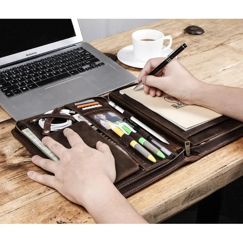 지퍼 펜 슬롯이 있는 애플 아이패드용 가죽 태블릿 보관 - Tech Accessories For Ipad 리뷰 및 가격