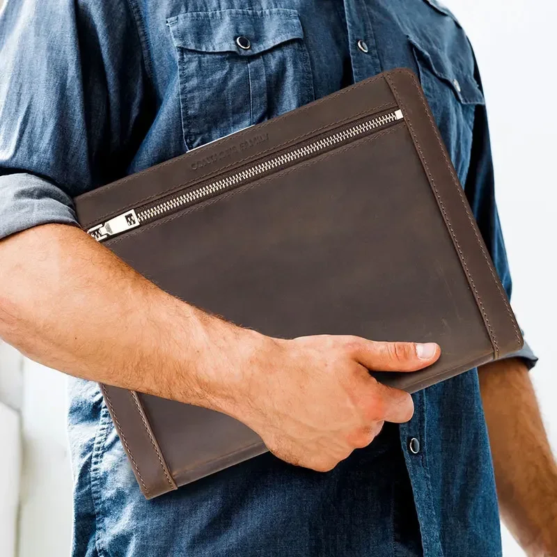지퍼 펜 슬롯이 있는 애플 아이패드용 가죽 태블릿 보관 - Tech Accessories For Ipad 리뷰 및 가격