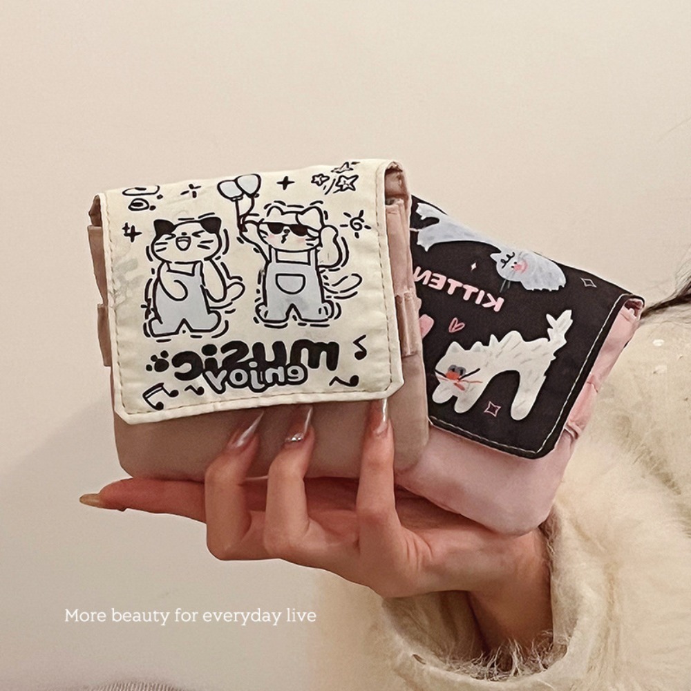 새로운 데이터 케이블 정리함 생리대 가방 대용량 만화  - Cable Organizer Bag 리뷰 및 가격