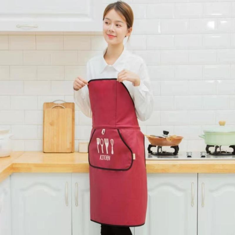 한국 스타일 자동 노타이 앞치마 방수 오일 방지 기술  - Tech Accessories Logo 리뷰 및 가격