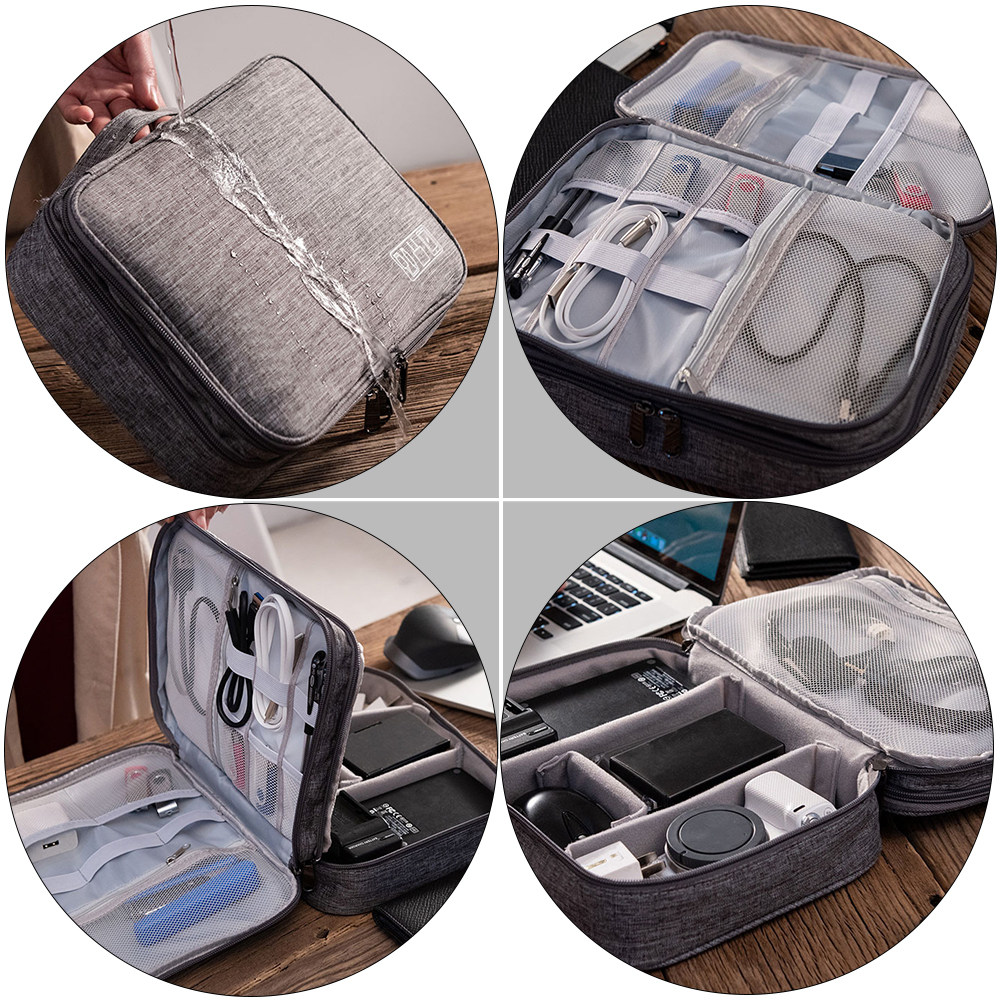 디지털 액세서리 가방 방수 내구성 USB 케이블 수납  - Cable Organizer Bag 리뷰 및 가격