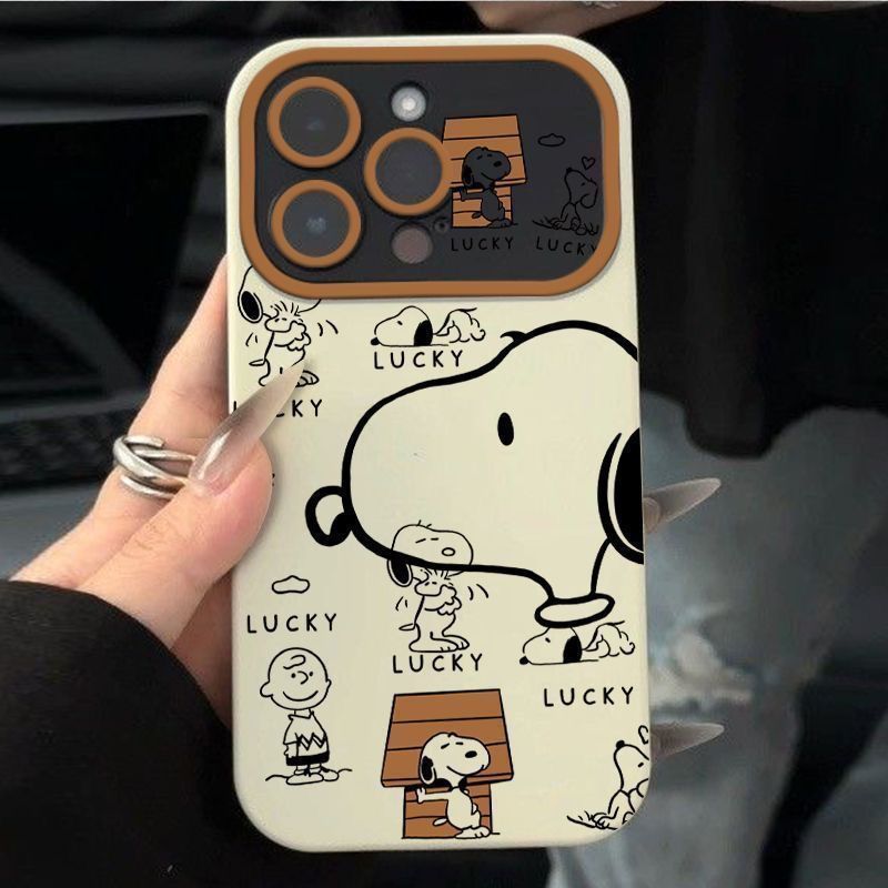 새롭고 귀여운 애니메이션 주변기기 스누피 TPU 소프트 - Mobile Tech Accessories 리뷰 및 가격