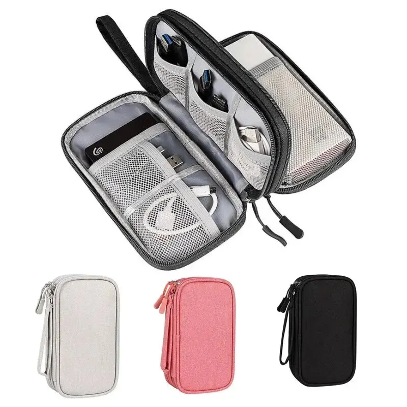 1PCS 그레이/블랙/핑크/네이비 새로운 여행용 정리  - Cable Organizer Bag 리뷰 및 가격