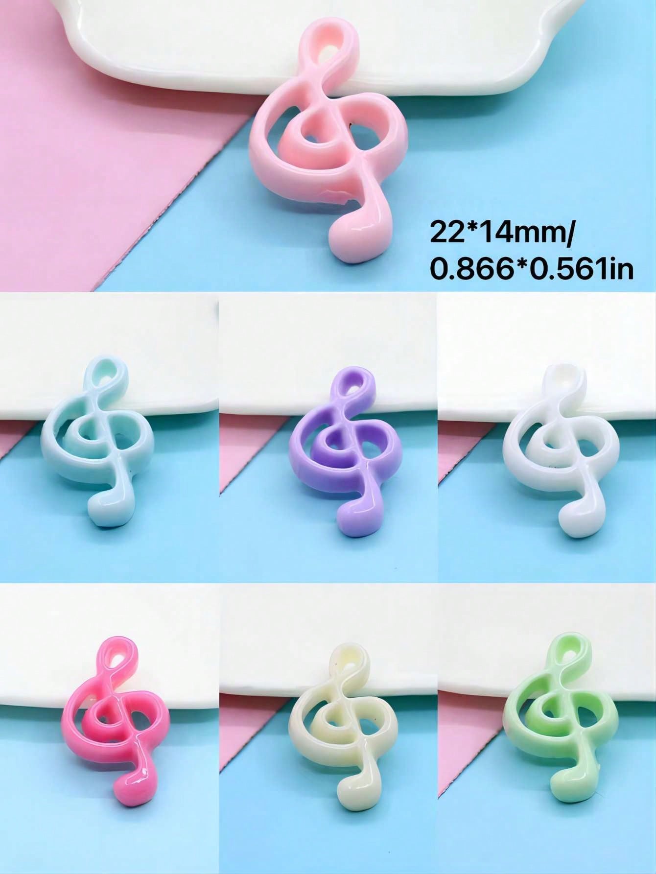 10Pcs Kawaii Y2K 달콤한 다채로운 음표 네 - Y2K Tech Accessories 리뷰 및 가격