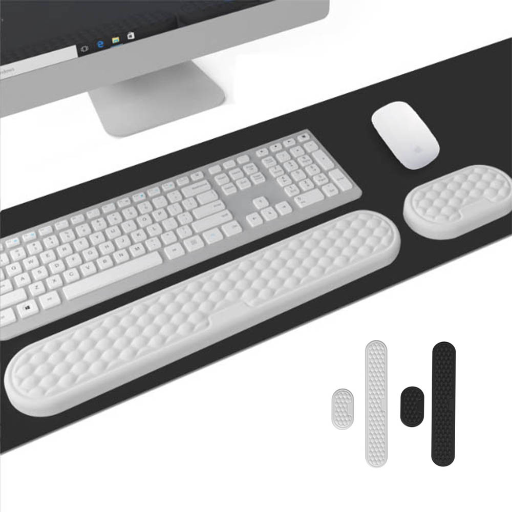 메모리폼 슬로우 리바운드 PU 논슬립 베이스 물결무늬  - Keyboard Wrist Pad Leather 리뷰 및 가격